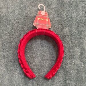 Piper K Velvet Braided Headband